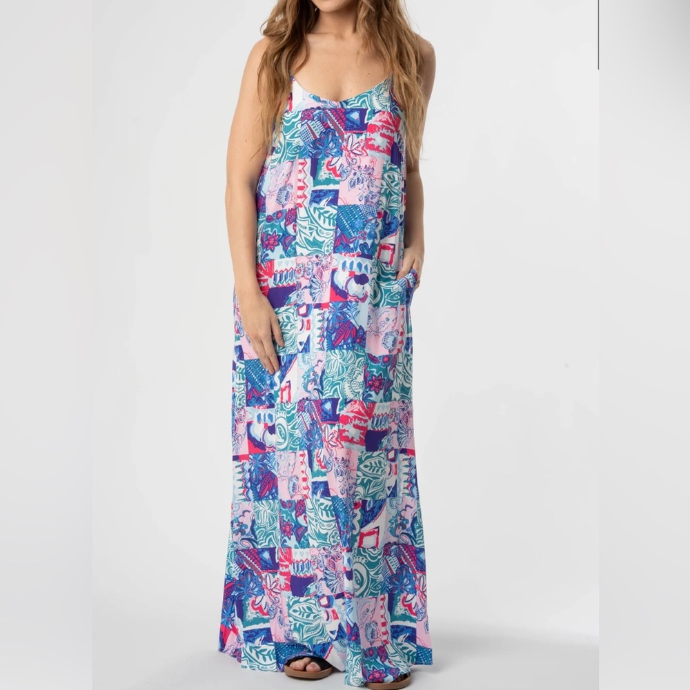 Printed maxi nwt
